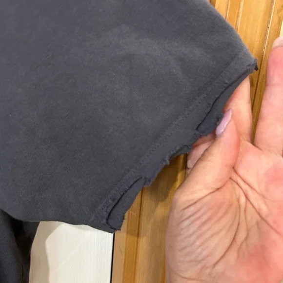 MOTHER WAS A PUNK Black Goth Grunge Distressed Tee by Mother the Rowdy 8671-865 - Picture 4 of 7